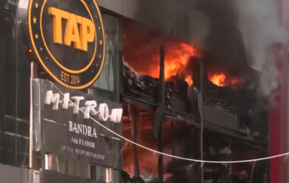 Major Fire Breaks Out in Bandra Electronics Showroom, NDRF Deployed